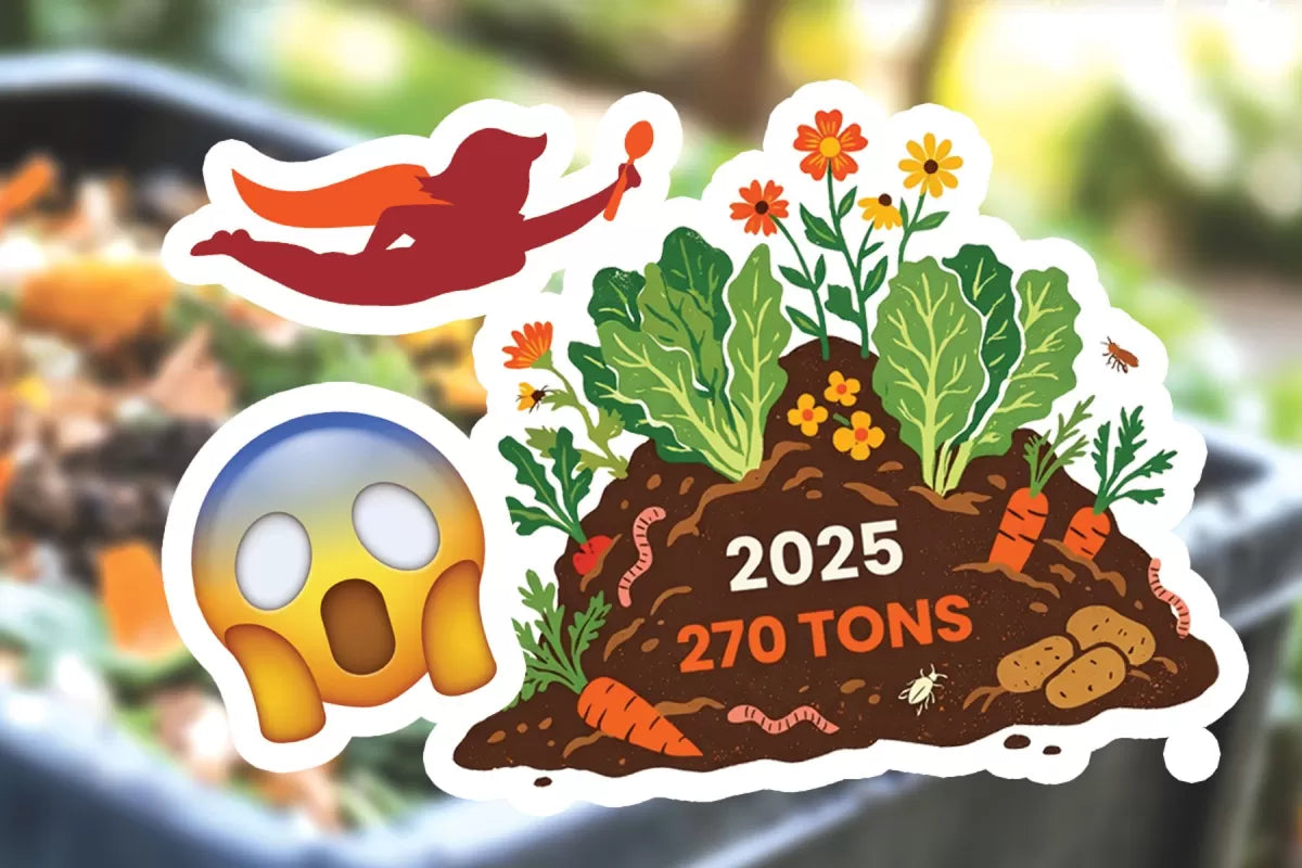 From Scraps to Soil: How We Composted 270 Tons in 2025