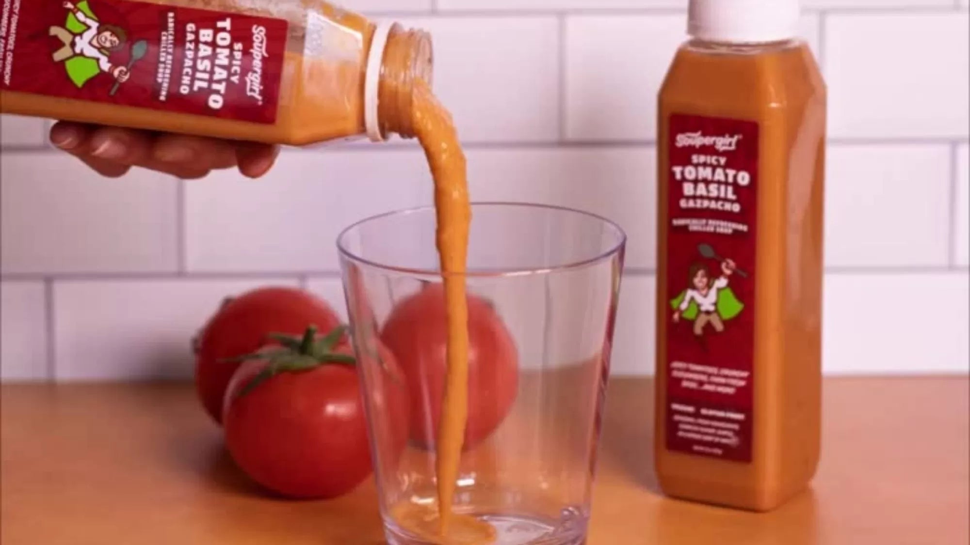 Souper Spicy Basil Gazpacho Margarita
