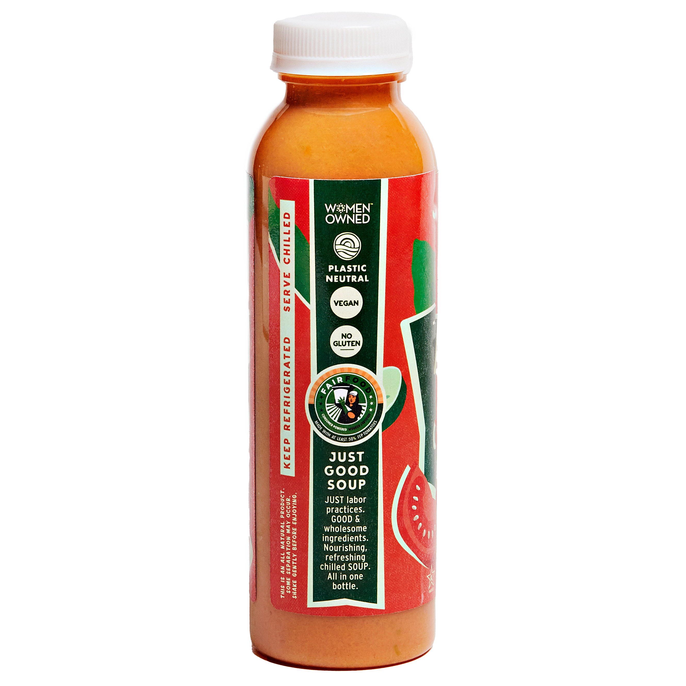 Spicy Tomato Basil Gazpacho