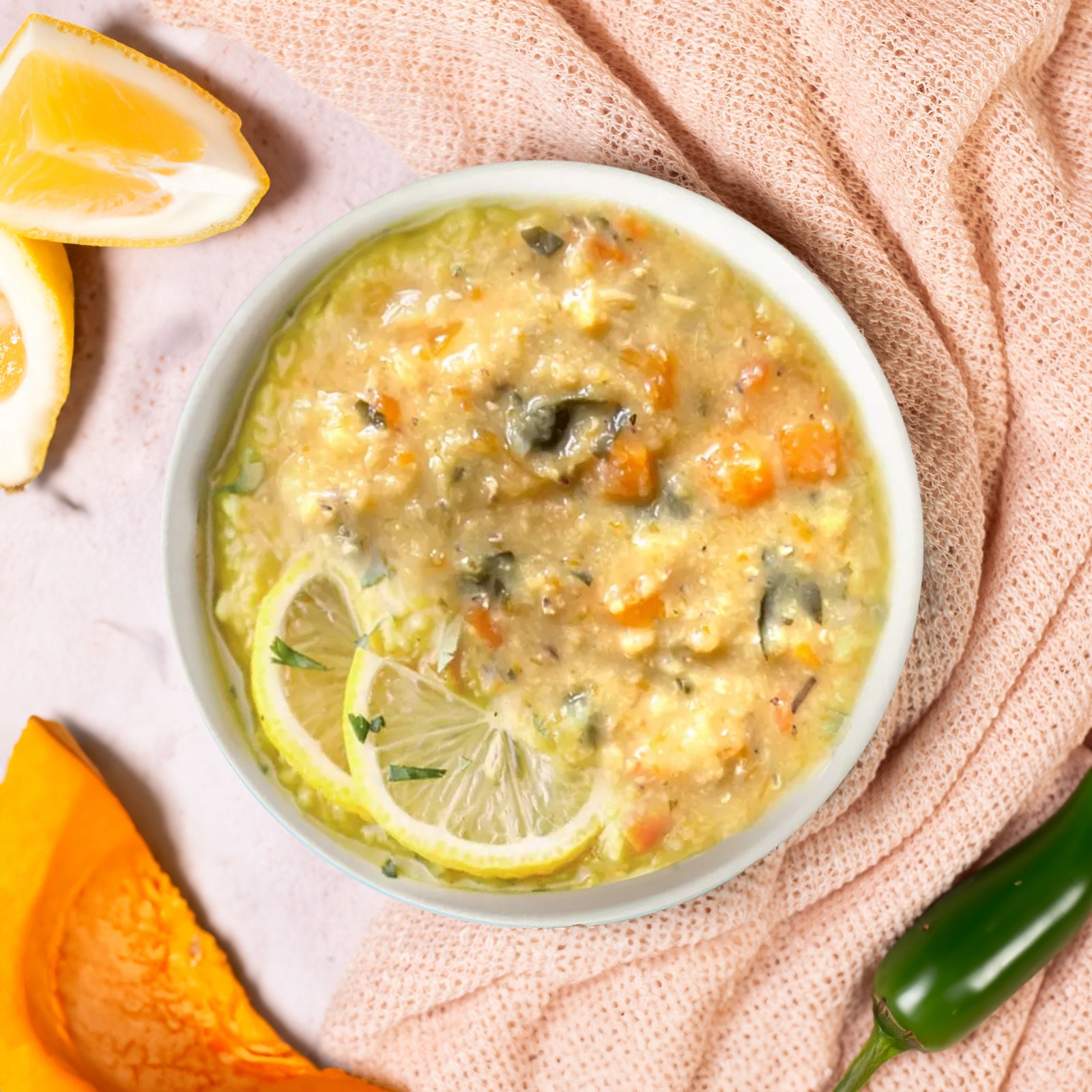 Lemony Greek Lentil