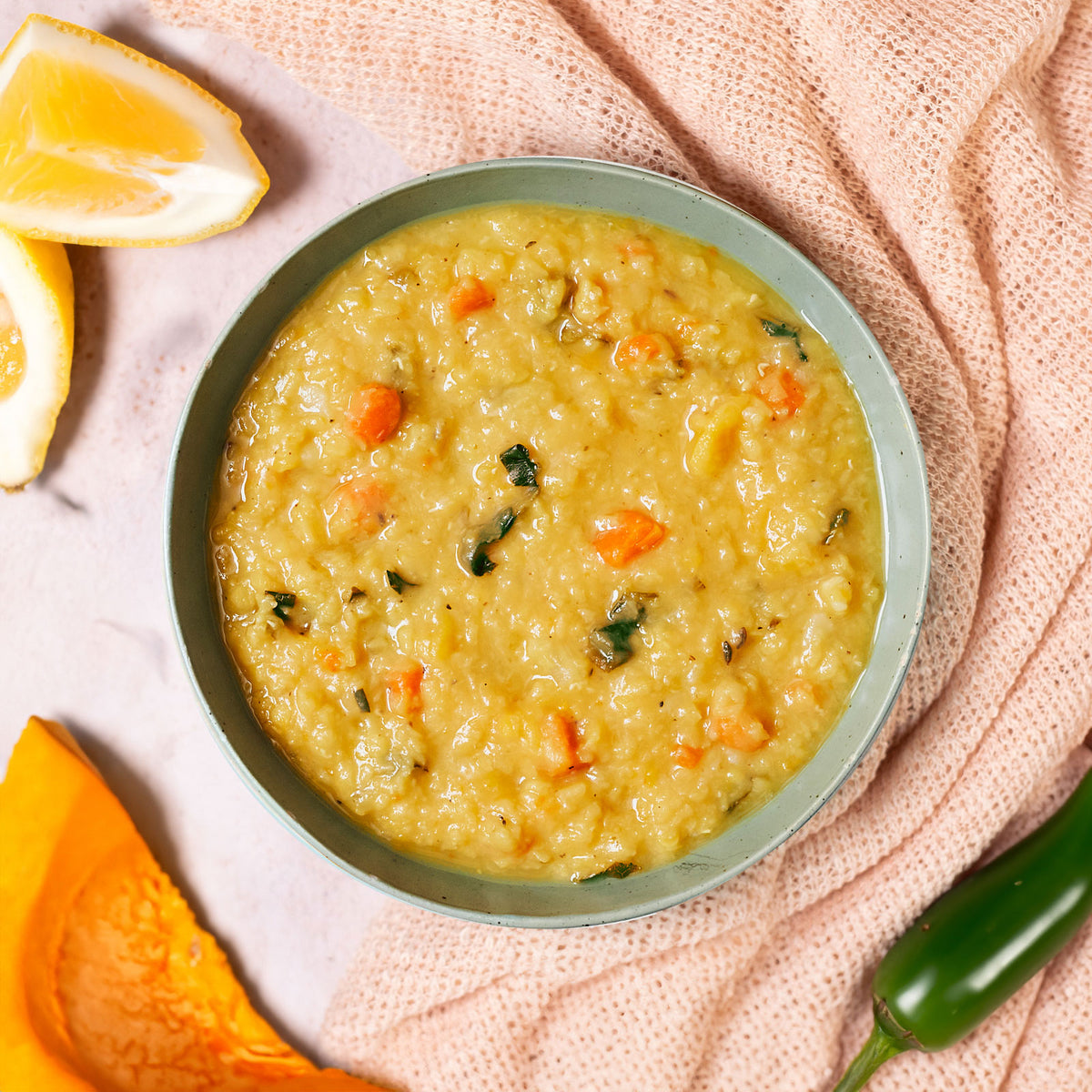 Lemony Greek Lentil