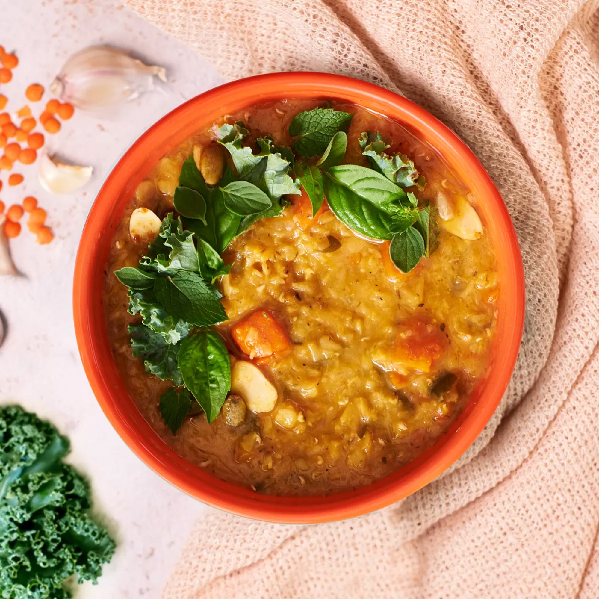 Mediterranean Red Lentil Soup